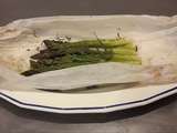 Et pourquoi pas des asperges cuites en papillote au four