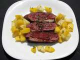 Magret de canard ananas – mangue