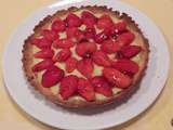 Tarte aux fraises citronnée