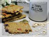 Crackers au muesli et flocons d’avoine pour petit-déjeuner