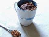 Mug cake au Nutella sans beurre et sans sucre