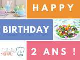 Anniversaire 2 ans du blog 123dégustez et concours