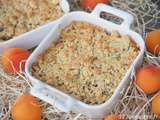 Crumble aux abricots et lavande facile