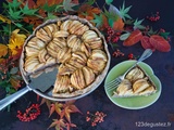 Tarte aux pommes épicée aux noix