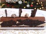 Bûche choco-marron