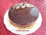 Entremets choco-caramel