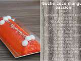 Buche dacquoise coco