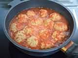 Boulettes aux champignons à la sauce tomate (ig bas)