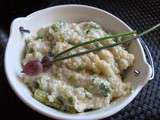 Risotto aux asperges vertes et petits pois