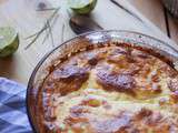 Clafoutis saumon et citron vert