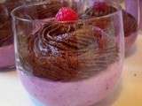 Mousse chocolat fruits rouges