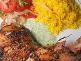 Poulet grillé aux épices tandoori