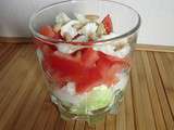 Verrine #2: concombre, tomate et chèvre