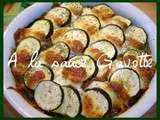 Gratin de courgettes à la mozzarella farci à la viande