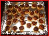 Mini tartelettes à la tomate confite