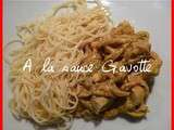 Nouilles chinoises poulet curry