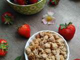 Crumble à la confiture de fraises