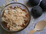 Crumble de figues, poires & pommes ~Végétalien ~