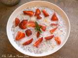  Petit Dej tout cru  au Graines de Chia & fraises