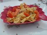 Salade de Farfalle au saumon fumé