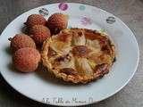 Tartelette litchis et frangipane