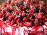 Cheesecake chocolat et fruits rouges