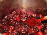 Confiture de fruits rouges