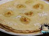 Crêpes aux bananes