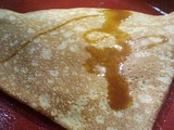 Crêpes de froment au cidre doux et rhum