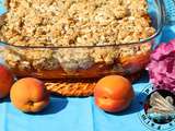 Crumble d'abricots aux flocons d'avoine