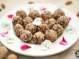 Energy balls cranberries amandes