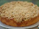 Gâteau crumble aux pommes caramélisées