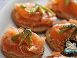 Gravlax sashimi