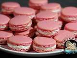 Macarons à la rose (pas à pas en photos)