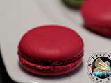 Macarons au cassis