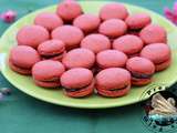 Macarons aux fraises