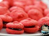 Macarons toupies aux cerises