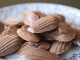 Madeleines au chocolat sans sucre