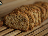 Pain aux flocons d'avoine et fromage blanc