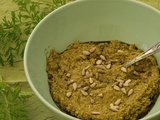 Pesto de fanes de carottes