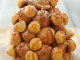 Pièce montée de choux au caramel au beurre salé