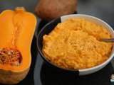 Purée butternut patates douces