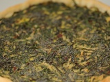 Quiche aux feuilles de blettes fromage et graines de pavot