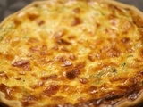 Quiche brocolis crabe au fromage