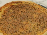 Quiche crabe mozzarella aux graines de chanvre