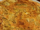 Quiche poulet rôti artichauts