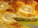 Quiche végétarienne aux brocolis et chèvre