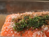 Saumon gravlax au Limoncello