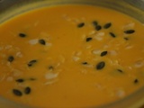 Soupe carottes amandes aux graines de courge