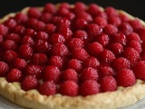 Tarte aux framboises